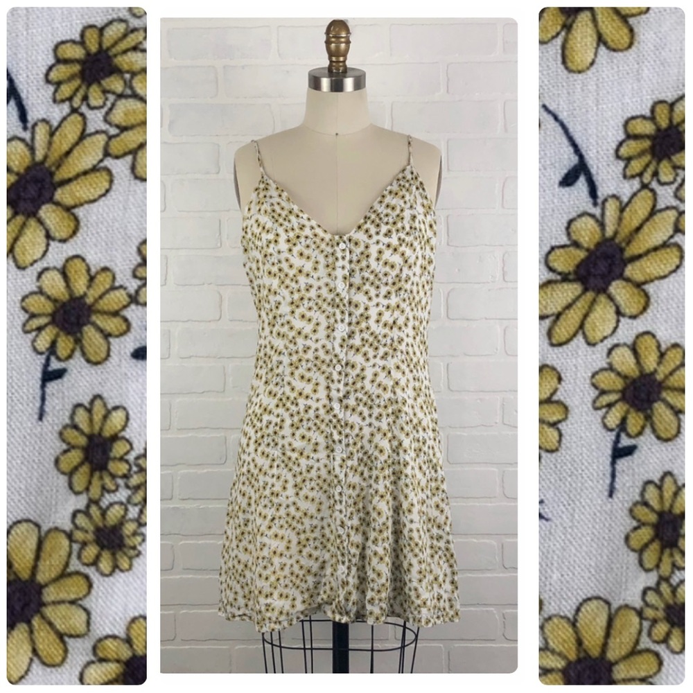 Lost + Wonder sunflower sundress, min dress NWT